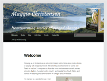 Tablet Screenshot of maggiechristensenauthor.com